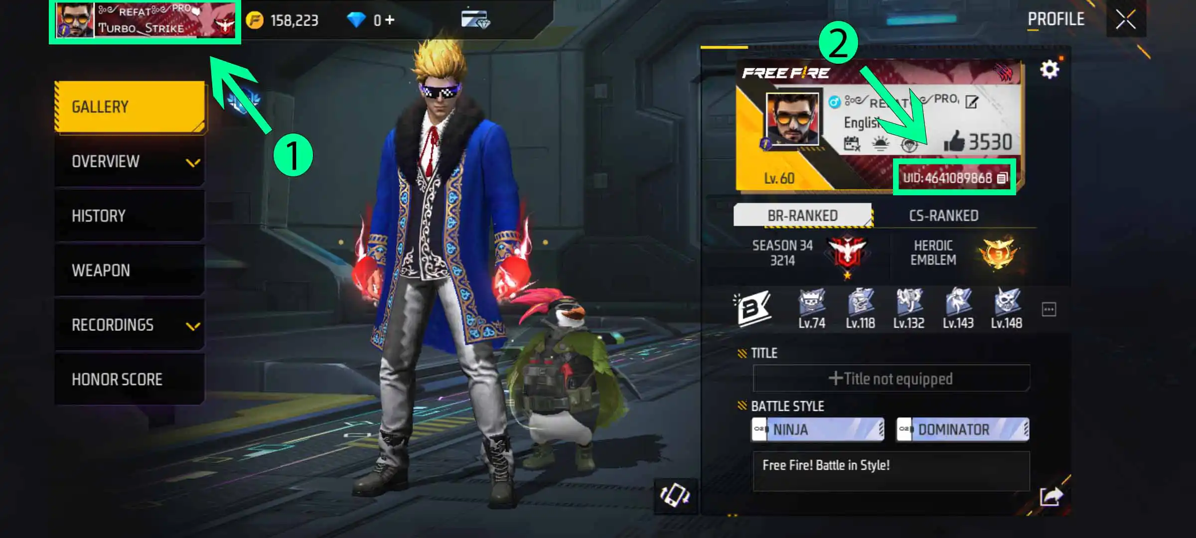Free Fire ID 2